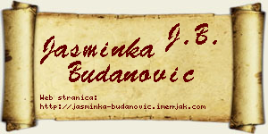 Jasminka Budanović vizit kartica